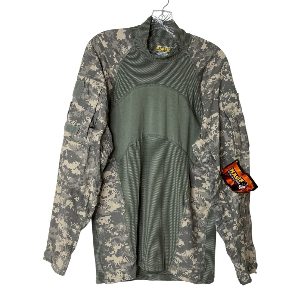 Massif Mountain Gear US Army Combat ACU Camo Shirt Sz M Military